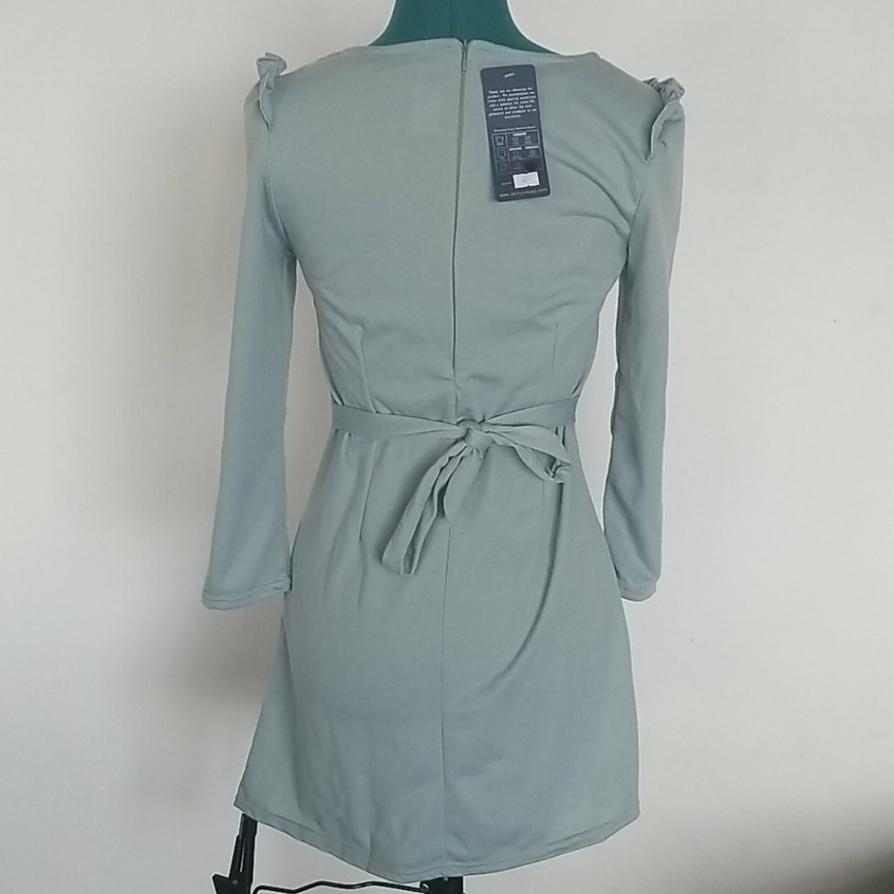 Long Sleeved Baby Blue Dress! NWT! - Picture 3 of 7